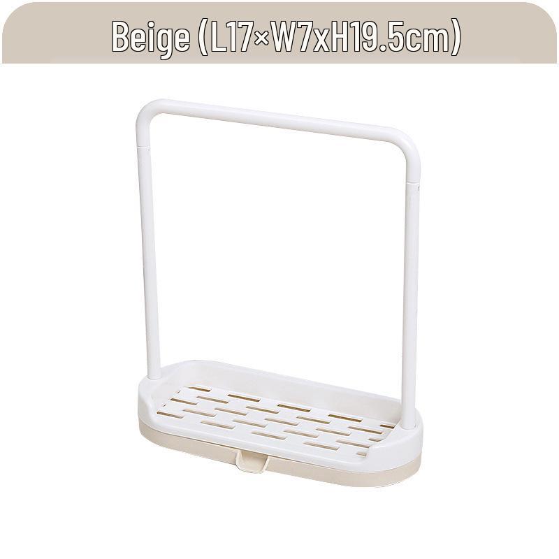 

Самоклеящаяся стойка для хранения кухонных полотенец и тряпок 17x7x19.5 cm бежевый