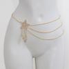 Fashionable full diamond tassel waist chain for women, layered body chain, waist accessories, versatile temperament, dress waist accessory chain