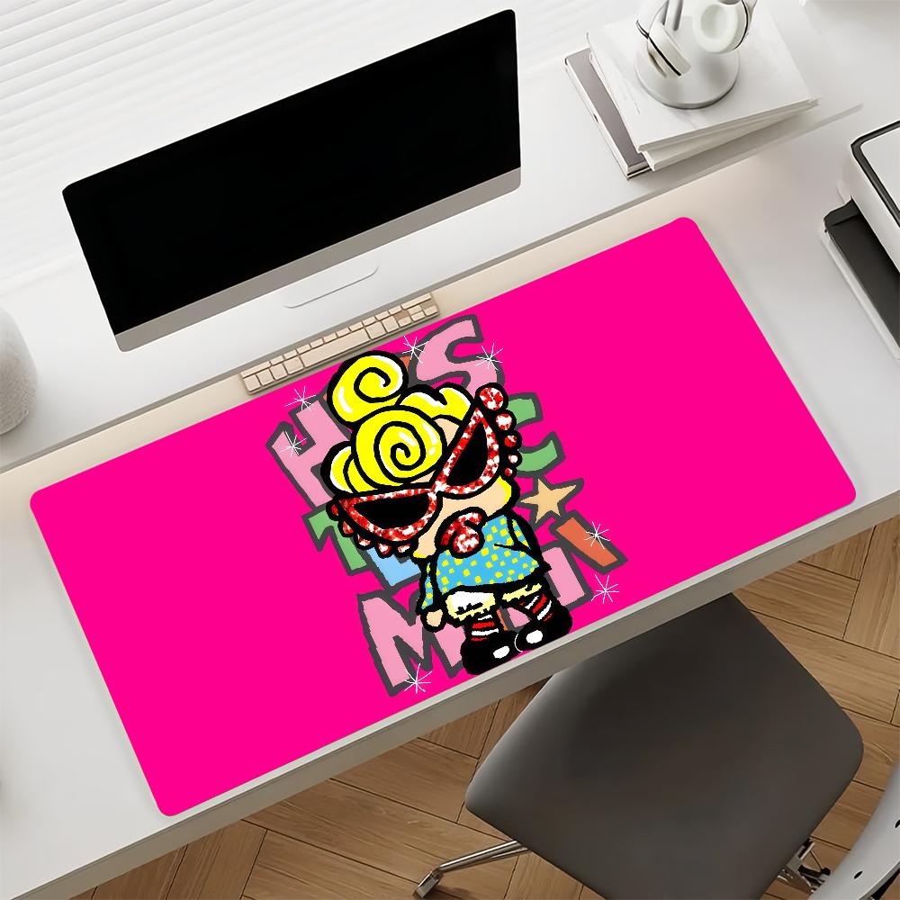 Fashion print H-Hysteric M-Mini Mouse Pad Square Office Gaming Desk Mat Waterproof Non-Slip Rubber Decorative