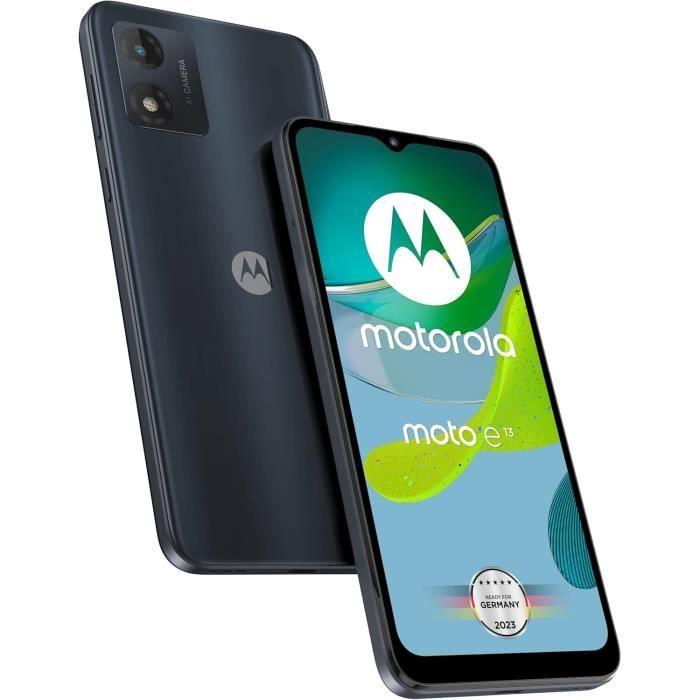 Smartfon Motorola Moto E13 ekran HD6,52,aparat 13 MP,264 GB,5000 mAh,Android 13,czarny kosmiczny