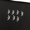 26 Alphabet Alloy Pendants for DIY Bracelets, Necklaces, Earrings & Charms