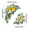 2x Wedding Arch Flowers Decoration Rustic Artificial Floral Swag for Wall Mantel