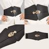 Buckle Fashion Gold Decoration Women Casual Black Faux Leather Belt Daily For