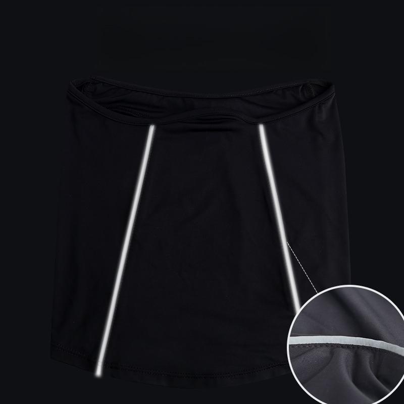Ice silk sunscreen mask for men in spring and summer, outdoor cycling, fishing, scarf cover, breathable