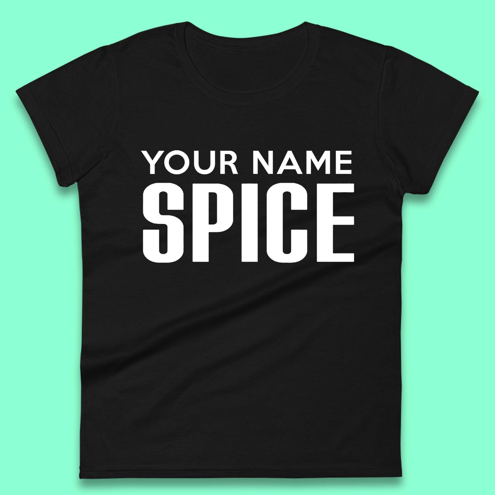 Personalised Spice Girls Womens T Shirt Mens Tops Tees Unisex M