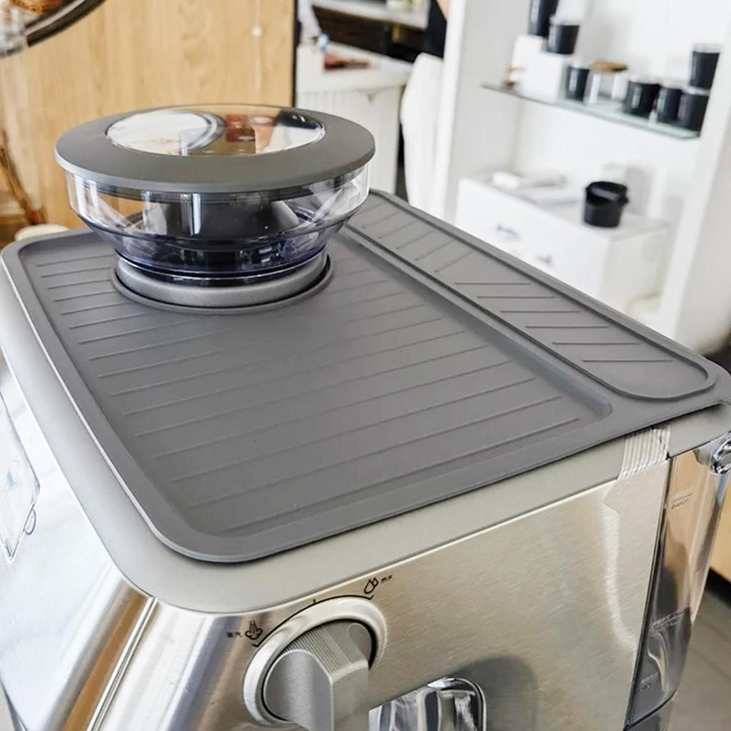 Coffee Tamping Mat Anti-Slip Silicone Waterproof Cover Prevent Scratch Coffee Tamper Mat For Bar Home Office Countertop Party