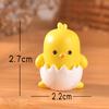 Micro-landscape Creative Cute Eggshell Chicken, Fried Egg Chicken, Diy Handmade Hairpin Decoration, Doll House, Mini Ornaments