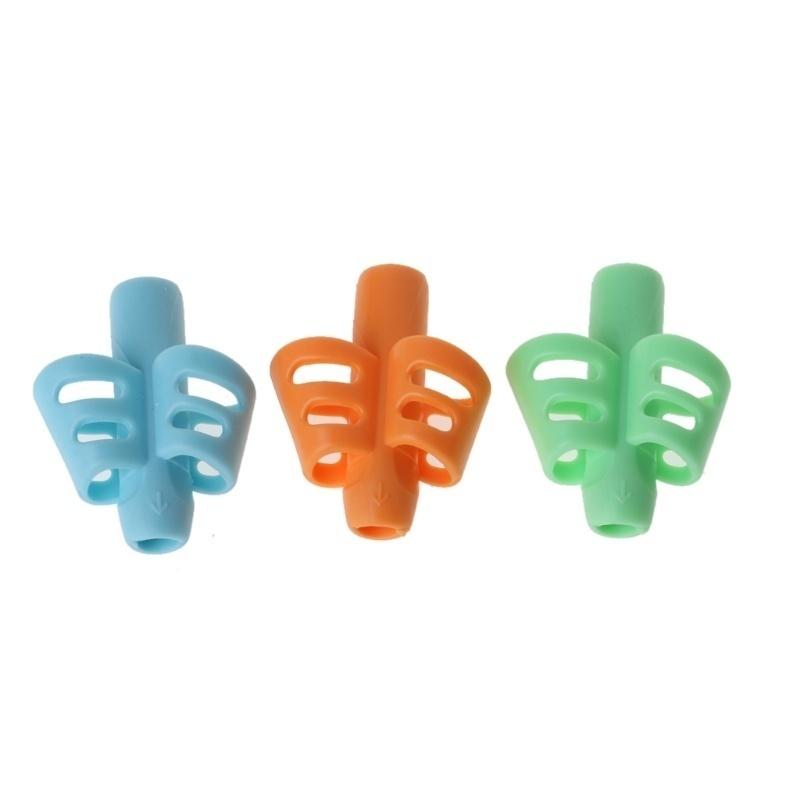 6 Teile/satz Zwei-Finger Bleistift Grip Halter Kinder Kinder Lernen Schreiben Werkzeug Schreiben Stift Schreiben