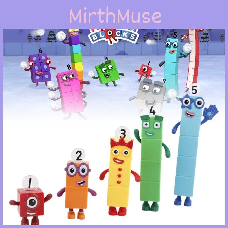 Numberblocks Bunte Bausteine Niedliche Verwandlungsfiguren für Kinder Spielzeit
