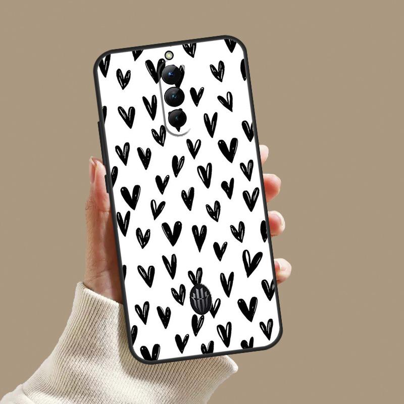 Heart Cartoon Girls Case For ZTE Nubia Red Magic 10S 9S 8S 8 9 10 11 Pro Plus 6 7 6S 7S Pro 5G 6R 10 Air Cover