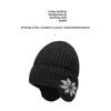 Men's and Women's Universal Fleece Warm Hat -Elastic and Retractable Windproof Ear Muffs,Winter Cycling Outdoor Headgear and Cold Protection Equipment