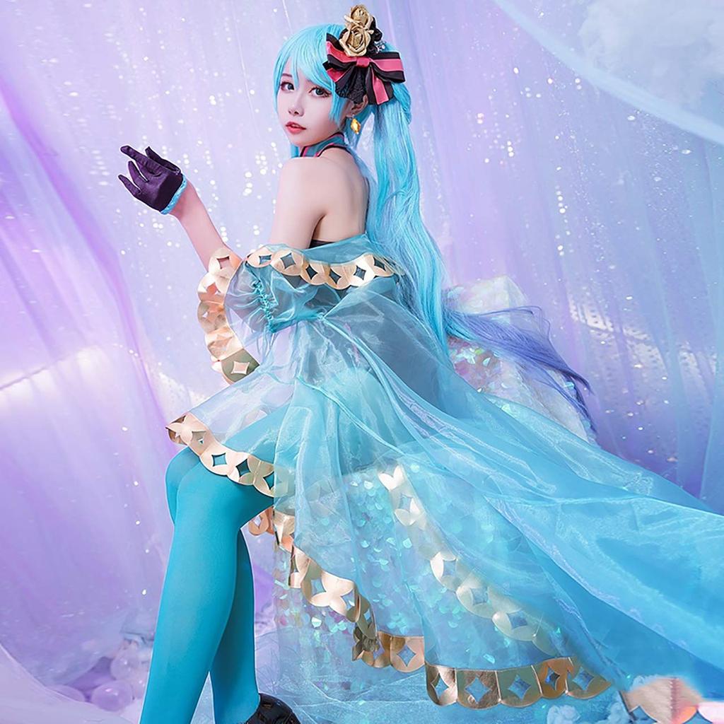 Hatsune Miku 12η επέτειος Γενέθλια Cosplay Vocaloid VOCALOID Γενέθλια Miku Halloween [milky time]