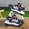 Jungen Sandalen Sommer 2025 neu drehbarer Knopf Kindersportsandalen mittlere und ältere Kinder tragen Jungen Strandschuhe