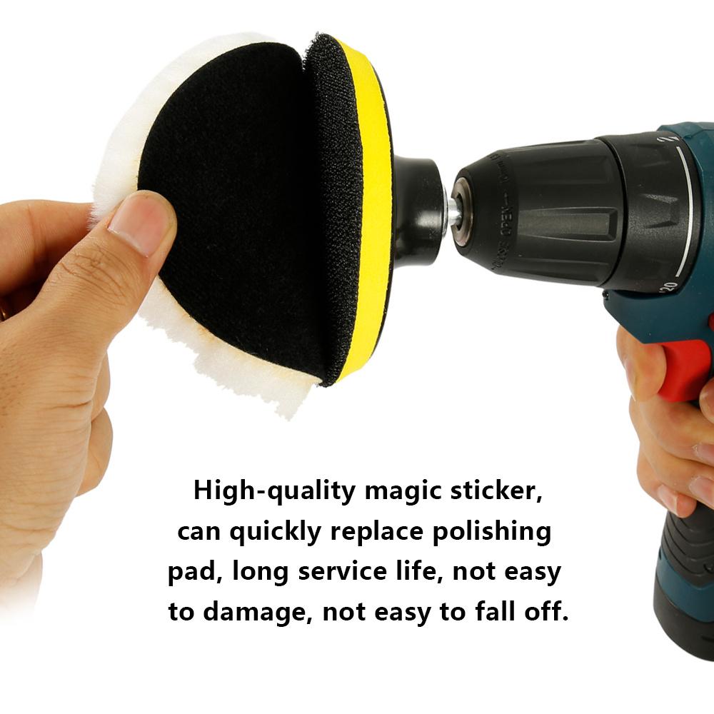 10/5PCS 6in Wool Polishing Disc Car Polishing Pads Buffer Polisher Pads for Car Paint Care Sanding Waxing Auto Washing Tools