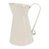 Vintage Hoge Shabby Chic Crème Vaas Emaille Kan Kruik Bruiloft Huisdecoratie