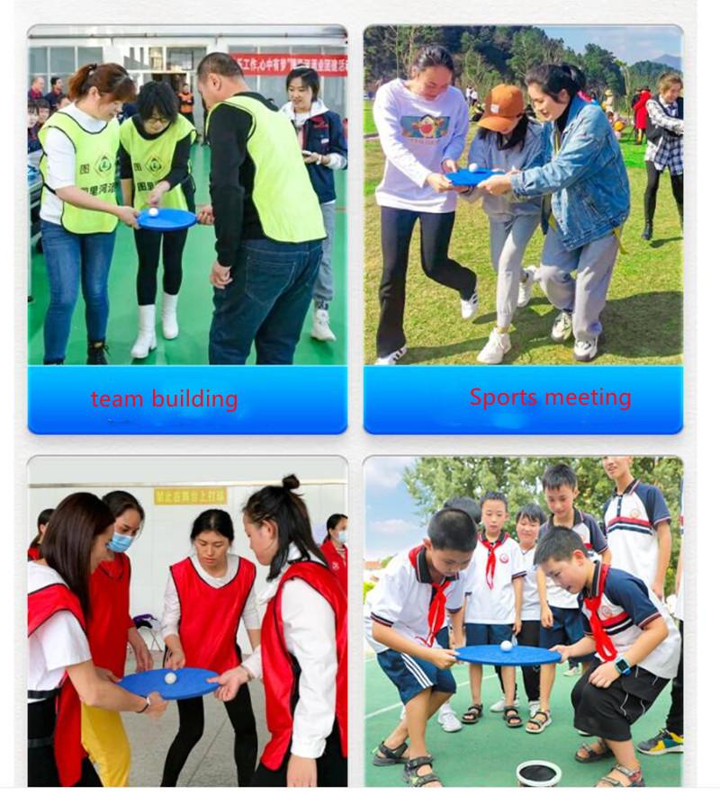 Jogos ao Ar Livre para Crianças Crianças Adultos Team Building Equilíbrio Transporte Corrida de Revezamento com Bola Brinquedos Sensoriais Diversão em Família Suprimentos para Festa Adereços