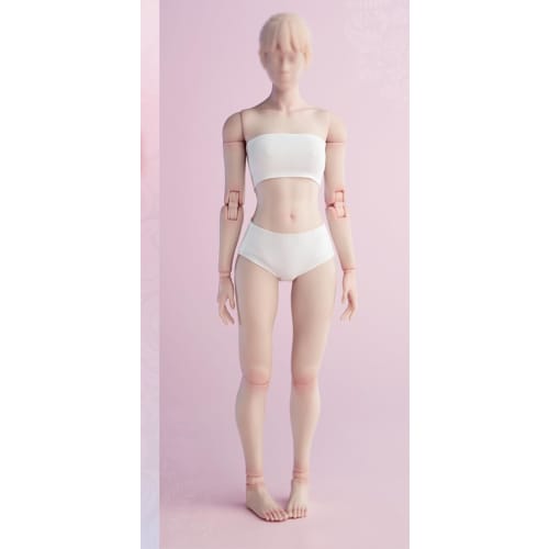 Tbmodel Worldbox 1/6 Scale Figure, Female, Articulated Body Set, Cosplay Action Figure, AT201, White Skin, No Head or Clothes, Includes Interchangeabl