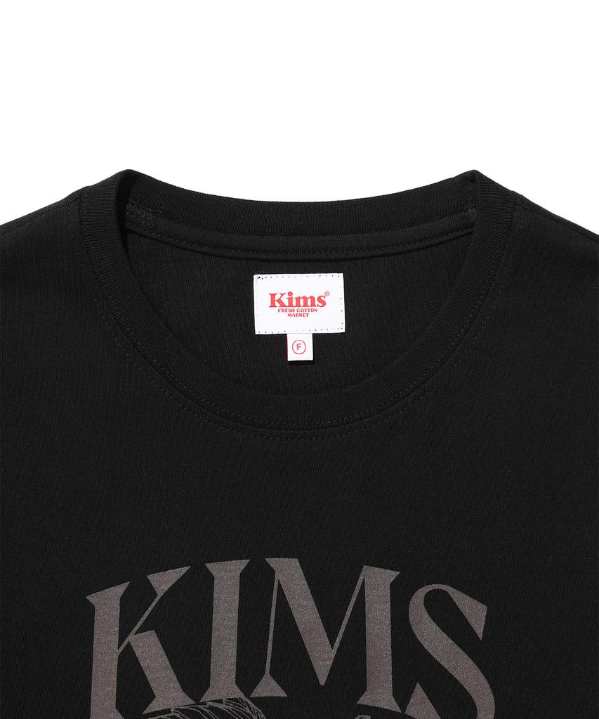 Kimseupeulesikoteunmakes (Unisex) Berry Sketch Tee Black