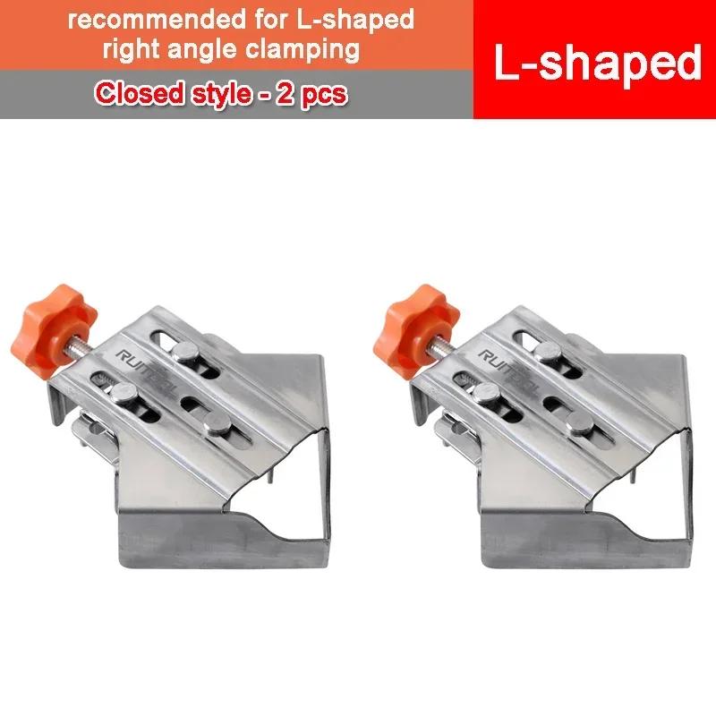 90 Degree Positioning Squares Right Angle Clamps for Woodworking Corner Clamp Carpenter Clamping Tool for Cabinets