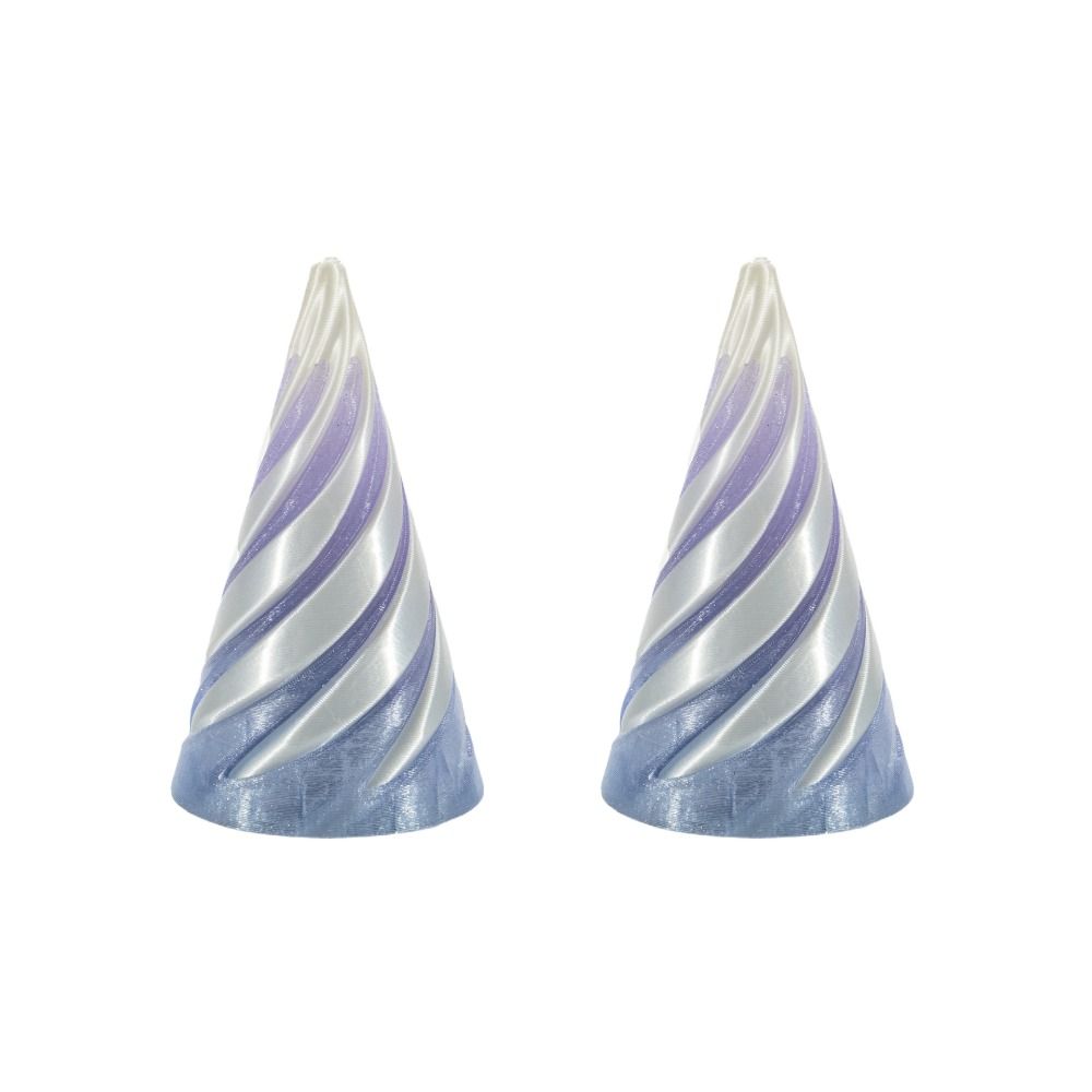 2Pcs Vortex Thread Impossible Pyramid Decorative Helix Screw Toy  Home Office