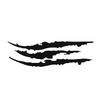 2 Pcs Claw Car Stickers Cool Unique 35cm Length Monster Claw Car Sticker for Headlights Hood Black