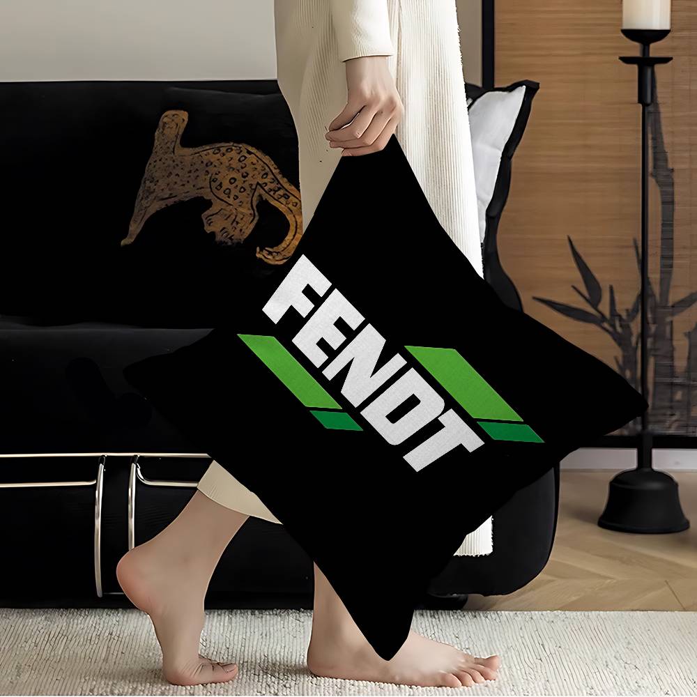 Farming Tractor Fendt Pillow Cover Sofa Cushion Cover Home Room Decoration Children Gift