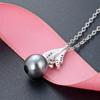 Lindon 925 Sterling Silver Classic Women Necklace Pendant Zircon Fashion Gift