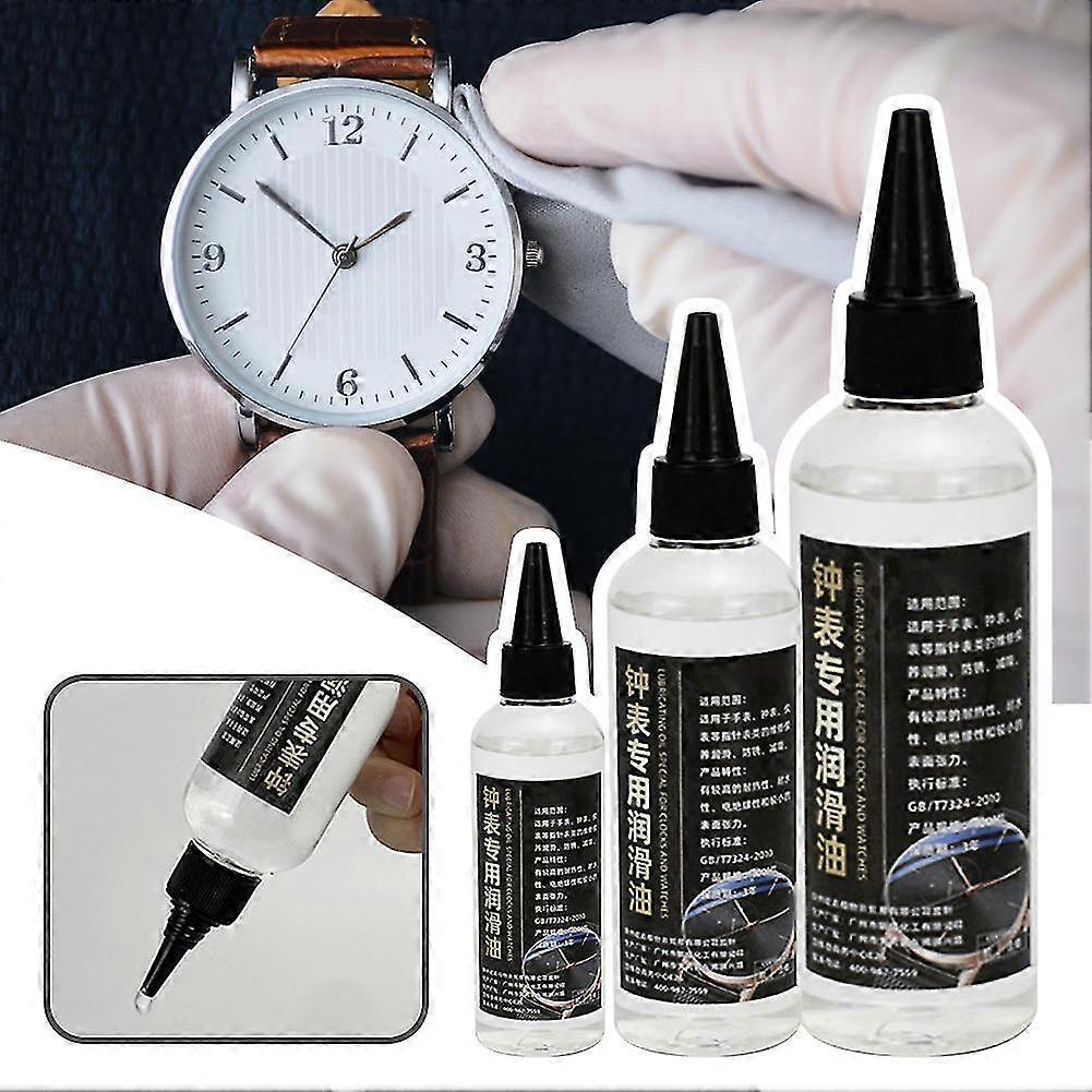 10/50/100ml Watch Lubricant Oil, Horological Oil for Mechanical Watch Movement, Professional Watch Repair Supplies Anti-Rust Lubricant