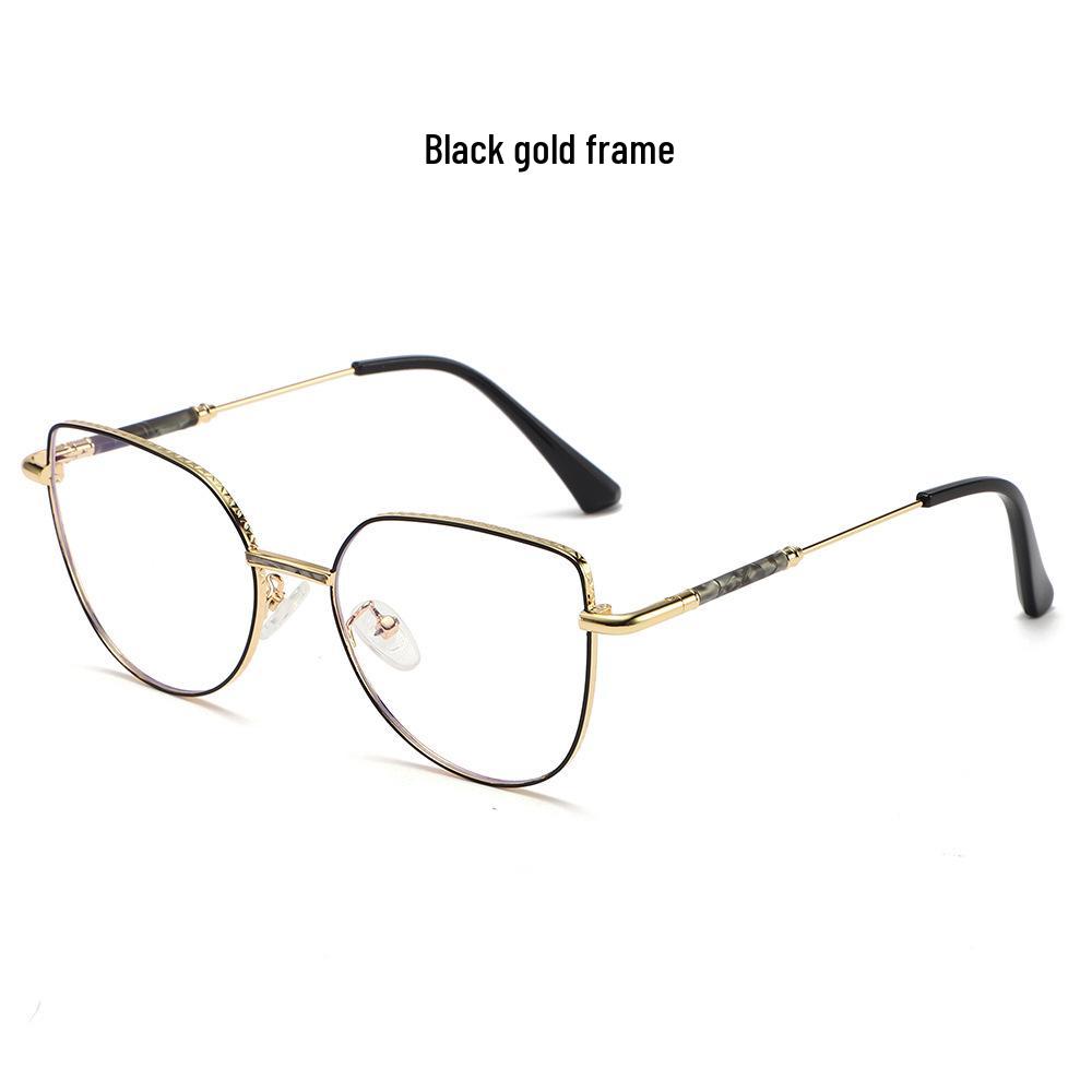 Women's Cat Eye Color-Changing Blue Light Glasses for Migraine Relief - Trendy Clear Lenses