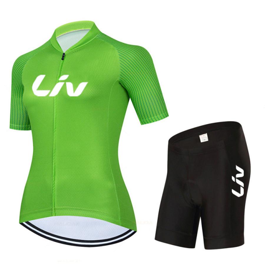 Women LIV Cycling Set Summer Women MTB Bike Cycling Clothing Bicycle Clothes Ropa Ciclismo Cycling Jersey Set 2026 Summer Breathable Cycling Suit