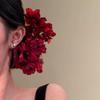 Nouvelles épingles à cheveux de mariée style chinois avec des fleurs d'hortensia simulées pour les chignons Qipao