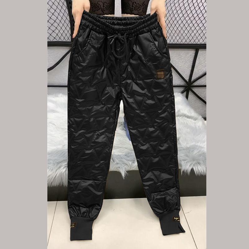 Mujer Abajo Algodón Pantalones Harén Otoño Invierno Grueso Elástico Cintura  Alta Pantalones Largos Bolsillo Mujer Pantalones Mujer comprar a buen  precio — entrega gratuita, reseñas reales con fotos — Joom