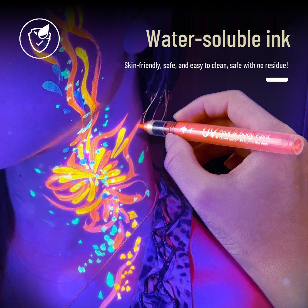 Glow-in-the-Dark UV Light Art Pen: Luminous Graffiti & Fabric Highlighter