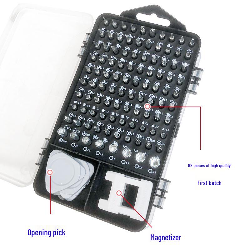 Magnetic Multi-Shape Screwdriver Set: U-Shaped, Triangular, Cross, Hexagonal, Y-Shaped for Watch, Phone, & Glasses Repair.