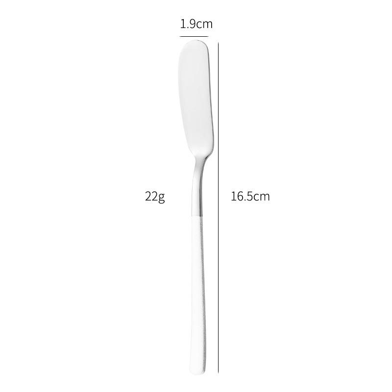 Butter knife 304 stainless steel butter knife cheese jam spreading knife peanut butter bread spreading scraper