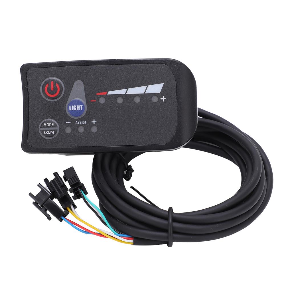 24V Electric Bike Control Panel LED Power Display 810 Instrument LCD for Electric Bike Motor Speed Control