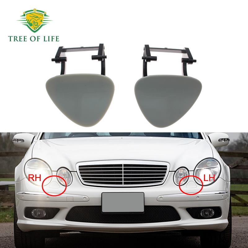A2118801805 A2118801705 Front Bumper Headlight Washer Spray Nozzle Cover Cap For Mercedes W211 E280 E350 2118801705 2118801805