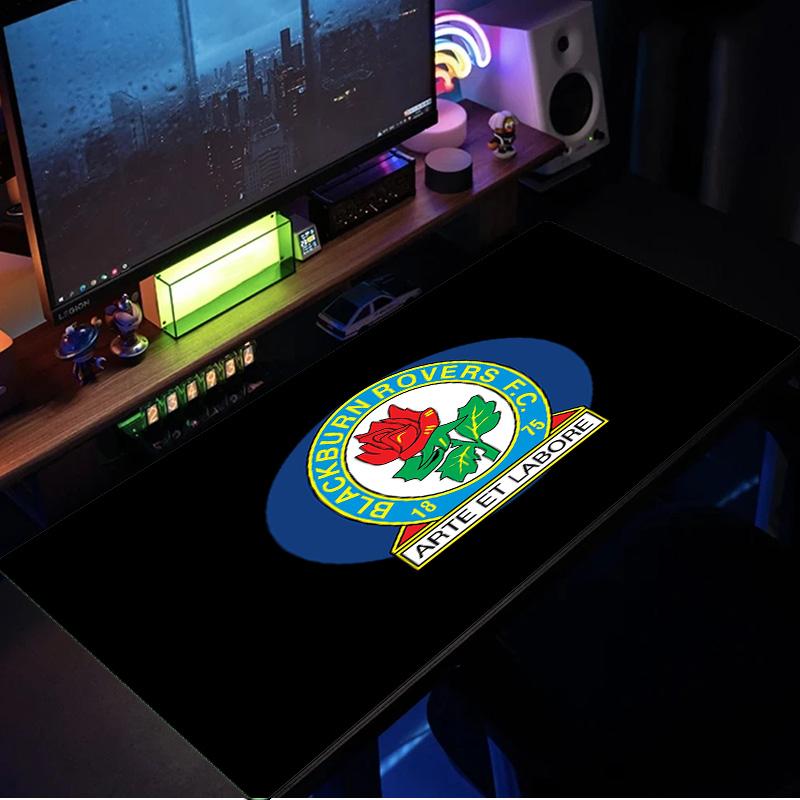 Blackburn-Rovers Crest Mouse Pad, Rubber Base, Mouse Pad for Gamers and Office Use, Gaming Desk , Easy To Clean Mat Christmas fan gifts