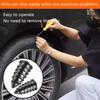 40 Pcs Tire Repair Rubber Nail Tire Repair Nail Tire Repair Rubber Screws Fast Tool Self-Service Suitable for Car Motorcycle Jeep Tire Puncture