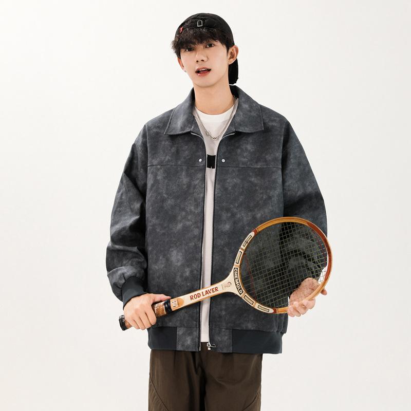 Youth Trend Korean Version of Fashion Leather Jacket Couple Jacket Versatile Top