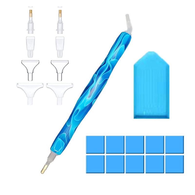 

Набор цветных смоляных ручек для алмазной вышивки со сменными наконечниками и тарелкой