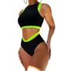 Bikini Set Two Piece Swimsuit Women With Sports Swimwear Female Bathing Swimming Suit Beach Wear Summer