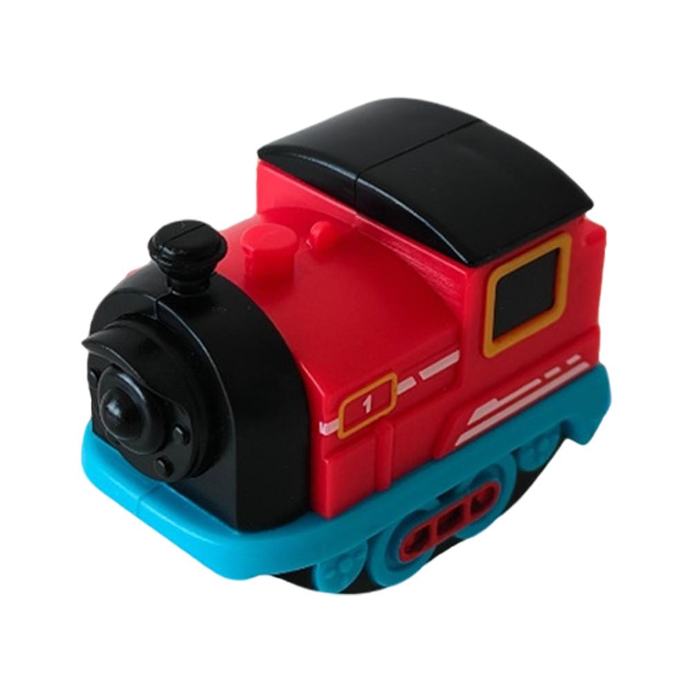 Rechargeable Magnetic Electric Train Kids Educational Toy Expansion Pack Compatible with Magnetic Flexible Tracks Interactive