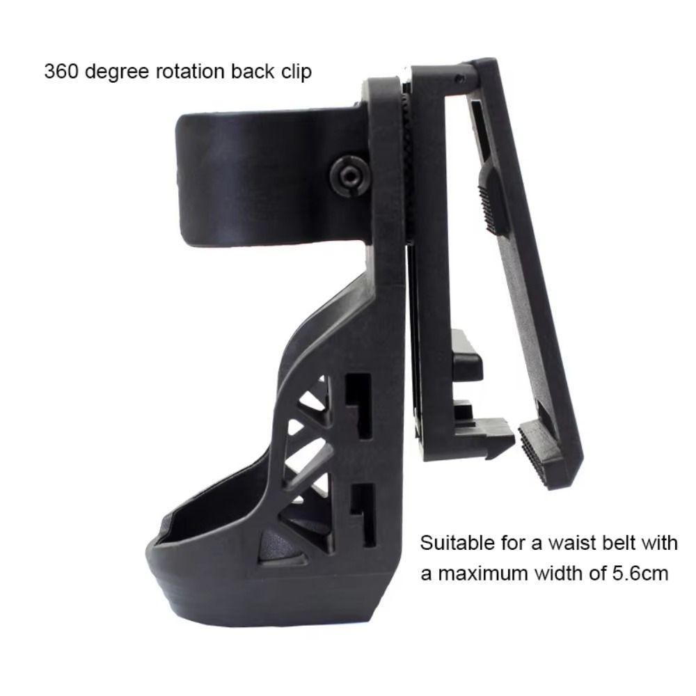 360° Rotating Flashlight Belt Holder with Lever Side Lock Flashlight Cover  Fishing