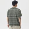 Men's Vintage Ethnic Striped Short Sleeve Loose T-Shirt