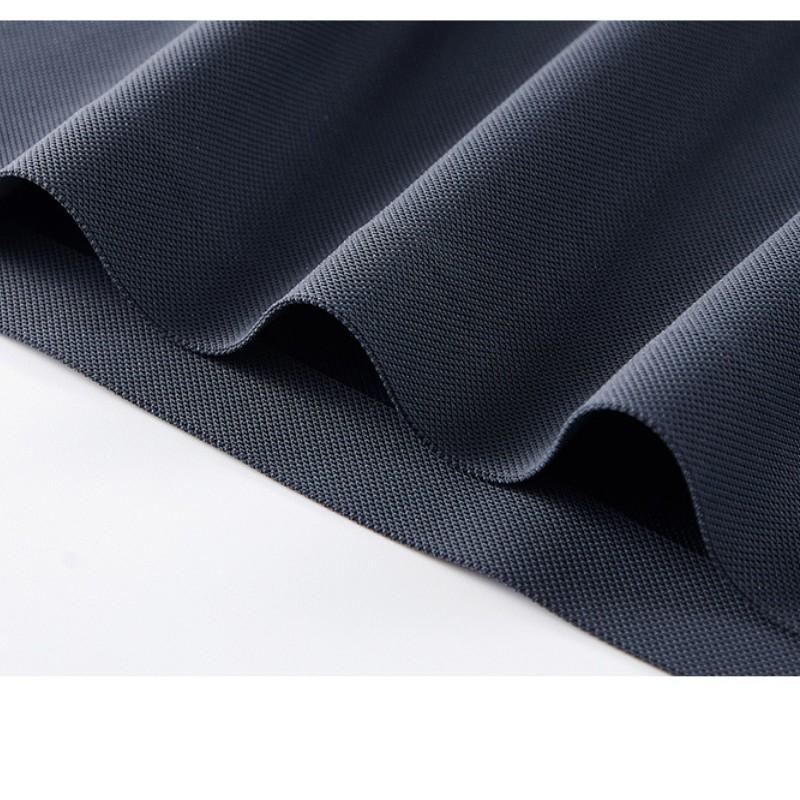 Summer New Lapel Business Casual T-shirt Men's Ice Silk Seamless Ironing Quick Dry Breathable Polo Shirt