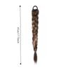 Double Ponytail Boxing Braided Hair Band Rubber Band Pony Tail Hairpiece  for Women