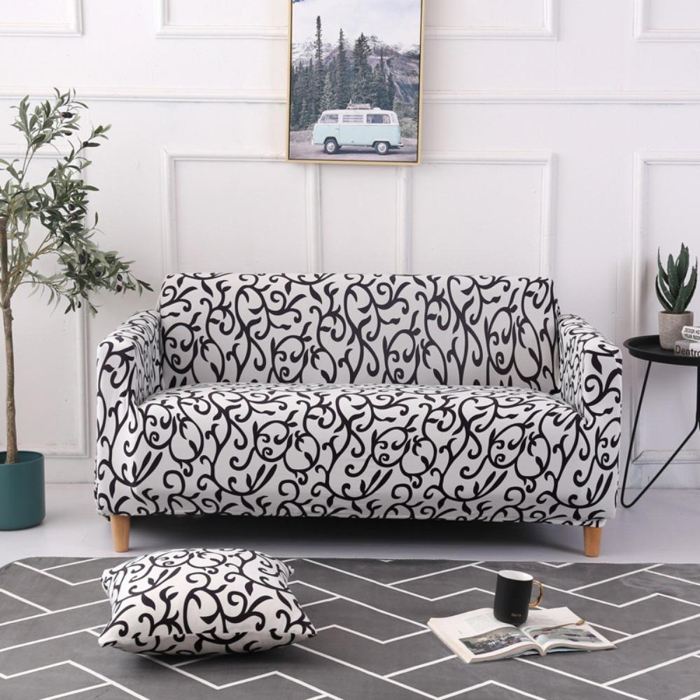 Luxury Stretch Sofa Cover Full Elastic Slipcovers Nordic Style Anti Slip Sofa Protector