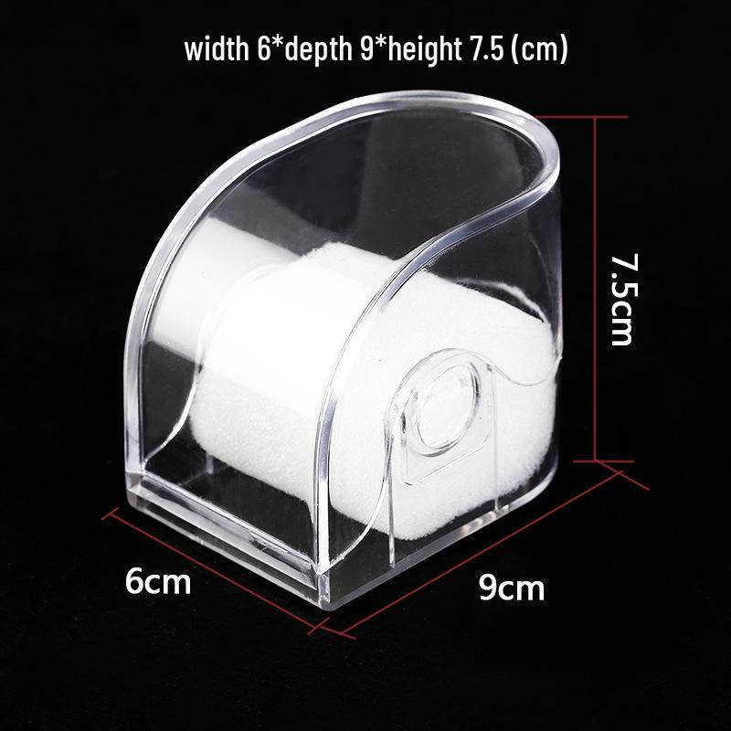 

Роскошная кожаная коробка для демонстрации часов с прозрачным окошком