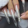 1Box High Gloss Plating Aurora Nail Powder Moonlight White Mirror Nail Art Glitter Ultra-fine Powder Gel Polish Pigment Decor
